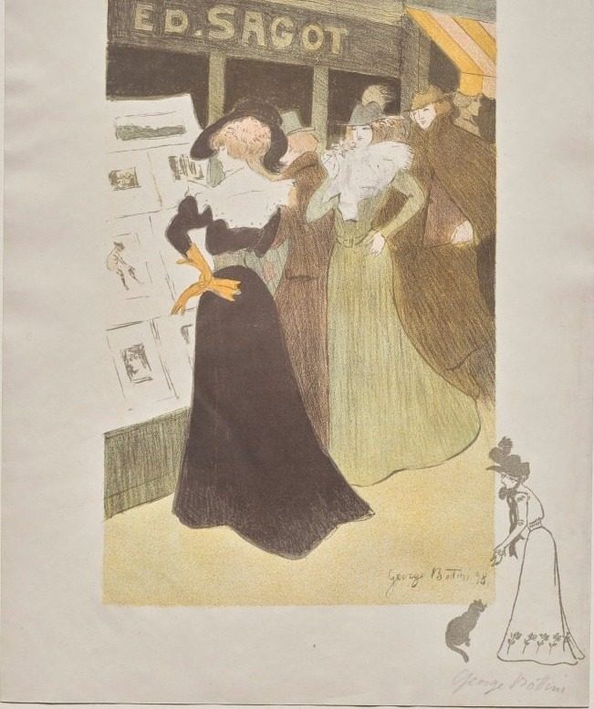 Sagot's Gallery by Georges Alfred Bottini (French, 1874–1907)