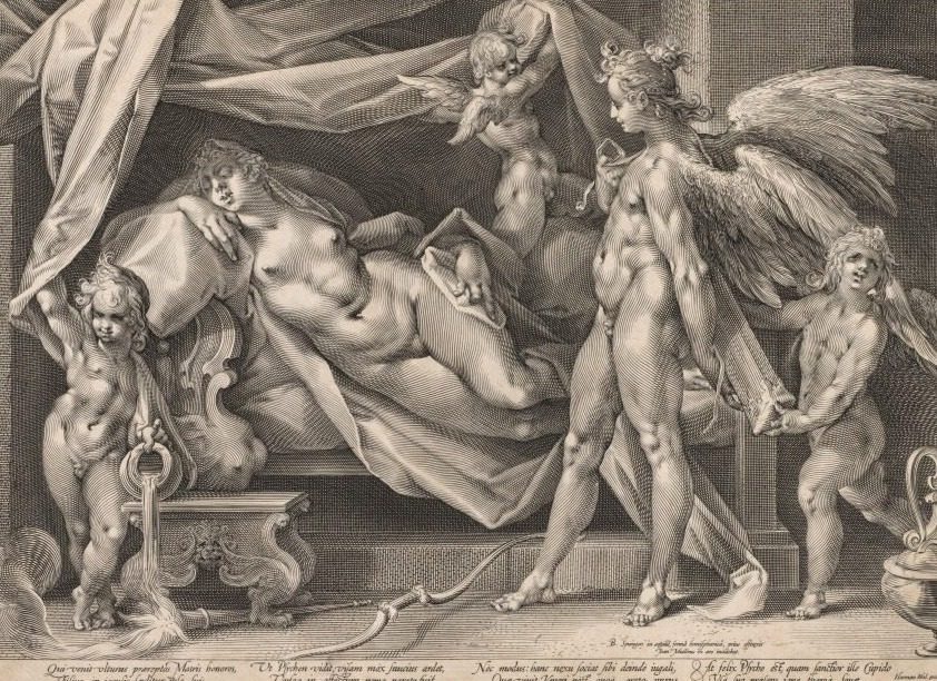 Cupid and Psyche by Jan Muller (Dutch, 1571–1628)