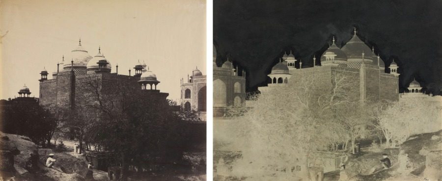Taj Mahal, Back View of the Rest-House, with Figure by Dr. John Murray (Scottish, 1809–1898)