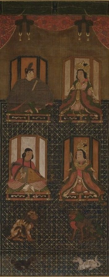 Mandala of the Four Deities of Mt. Kōya
