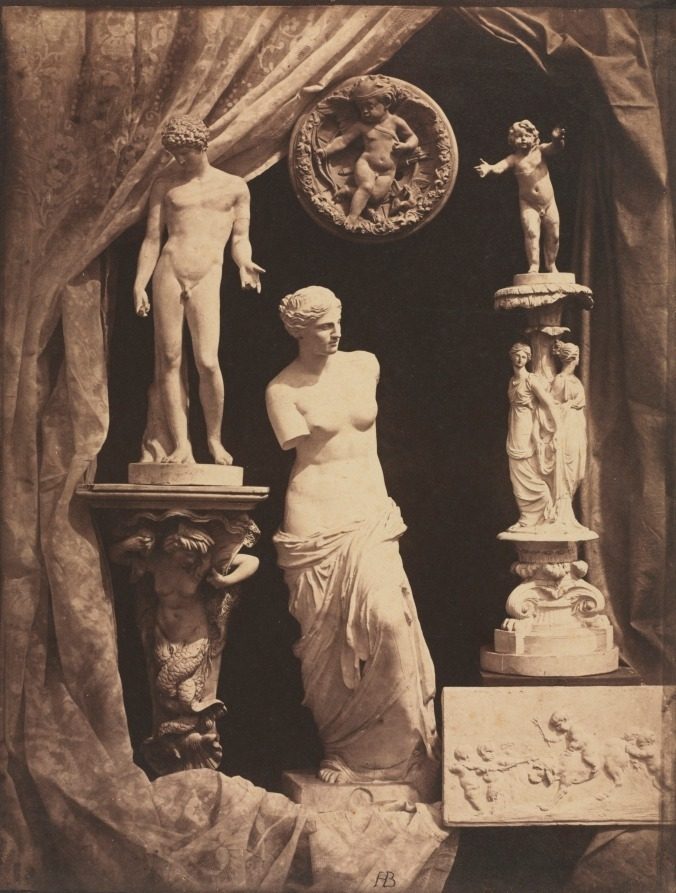 Still Life with Statuary and Drapery by Hippolyte Bayard (French, 1801–1887)