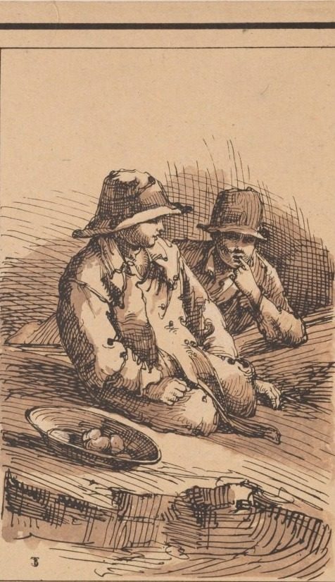 Rustic Figures: Two Boys by Thomas Barker (British, 1769–1847)