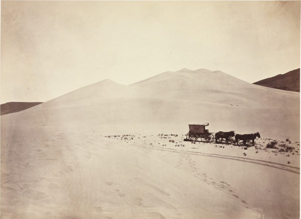 Sand Dunes, Carson Desert, Nevada by Timothy H. O'Sullivan (American, 1840–1882)