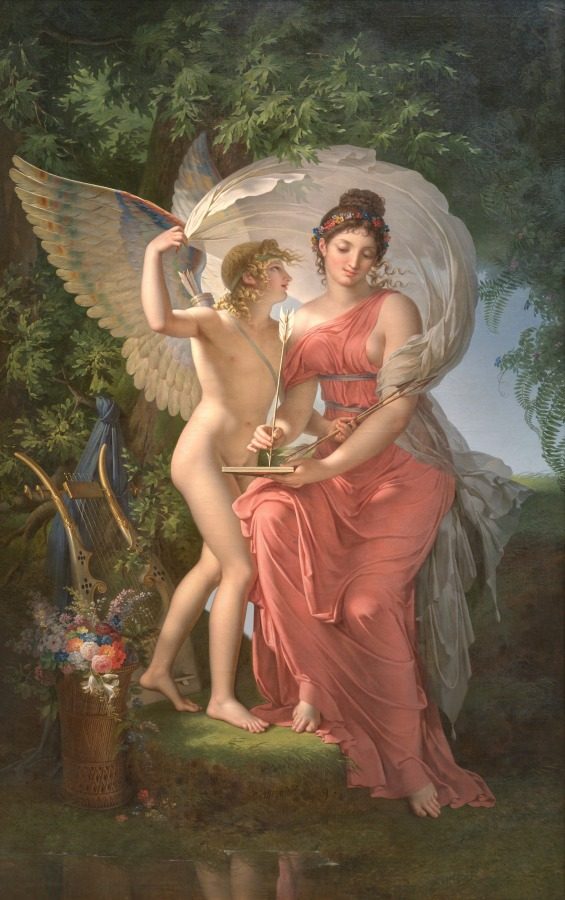 Erato, Muse of Lyrical Poetry by Charles Meynier (French, 1768–1832)