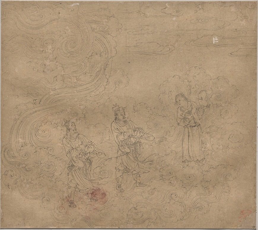 Album of Daoist and Buddhist Themes: Procession of Daoist Deities: Leaf 17