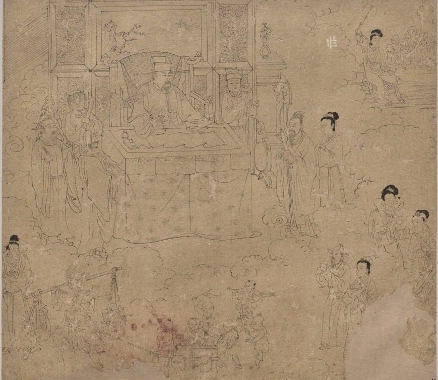 Album of Daoist and Buddhist Themes: Kings of Hells: Leaf 28