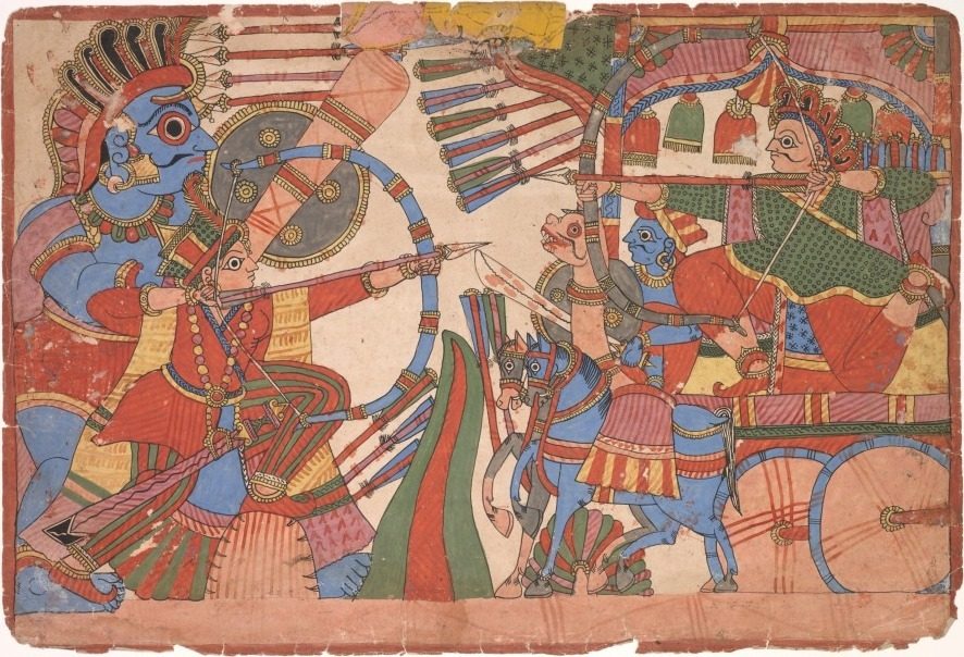 Illustration to the Mahabharata