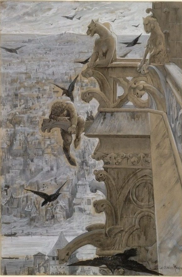 Notre-Dame de Paris by Luc-Olivier Merson (French, 1846–1920)