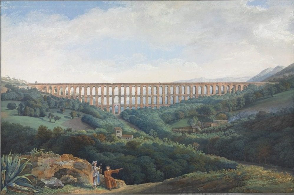 The Aqueducts at Caserta by Carl Ludwig Hackert (German, 1751–1798)