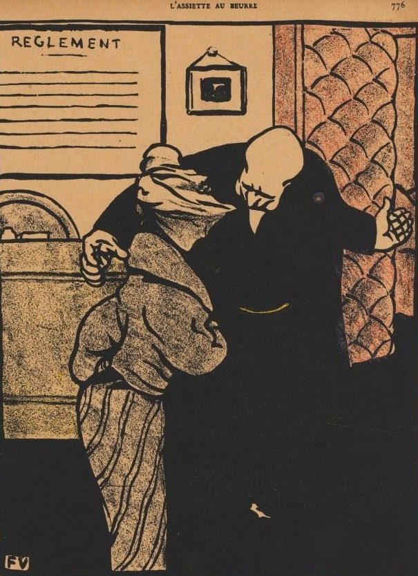 It's about your father... by Félix Vallotton (Swiss French, 1865–1925)