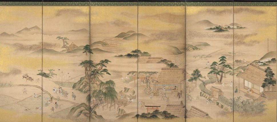 Spring and Autumn Farming (Spring) by Kō Sūkoku (Japanese, 1730–1804)