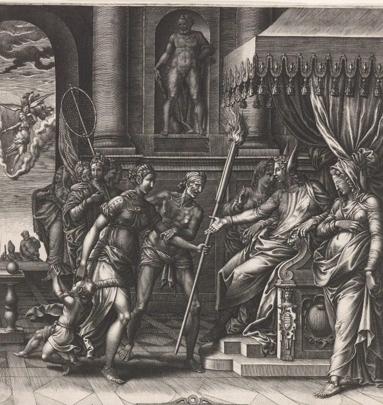The Calumny of Apelles by Giorgio Ghisi (Italian, 1520–1582)