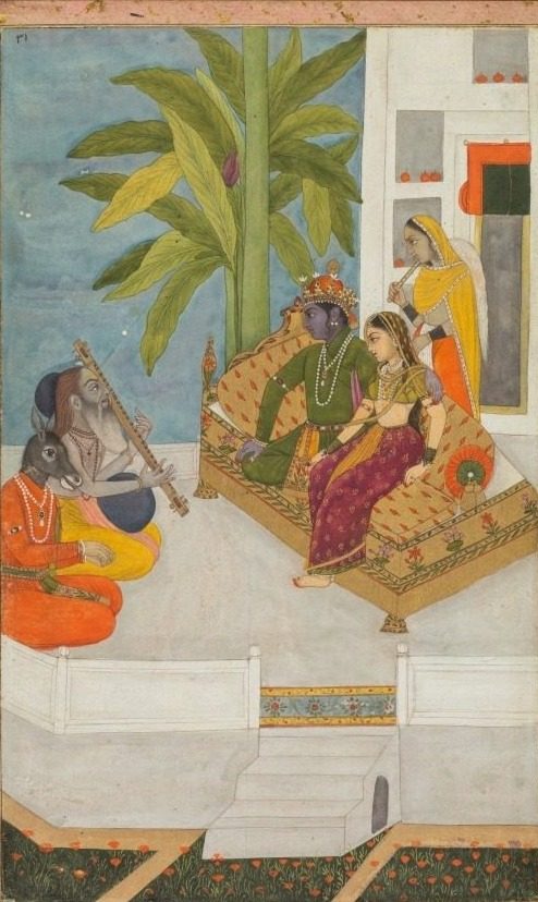 Shri Raga: An Illustration from a Ragamala Series
