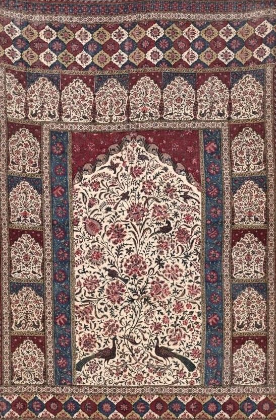 Chintz door curtain