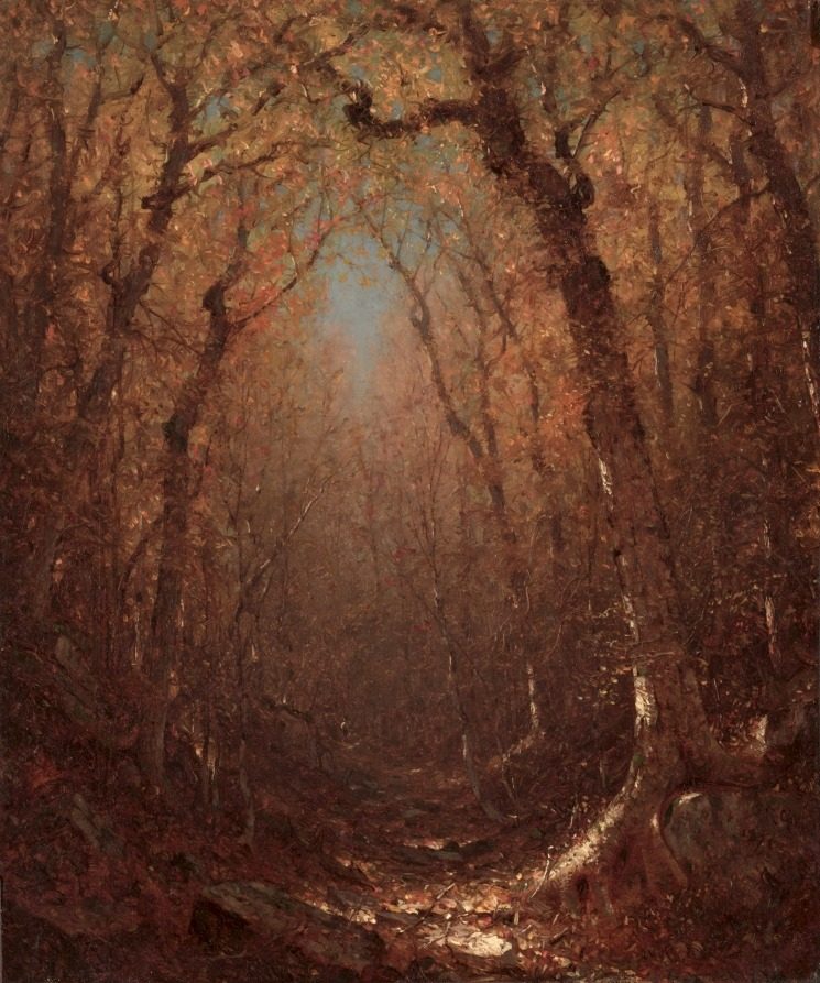Autumn, a Wood Path by Sanford Robinson Gifford (American, 1823–1880)