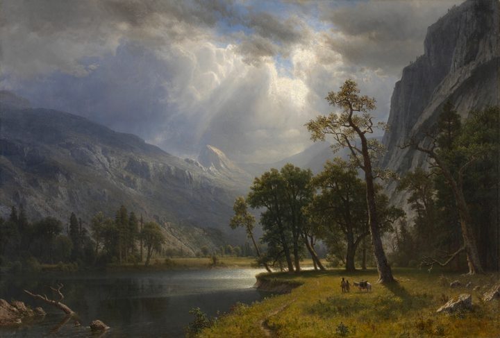 Mount Starr King, Yosemite by Albert Bierstadt (American, born Prussia [now Germany], 1830–1902)