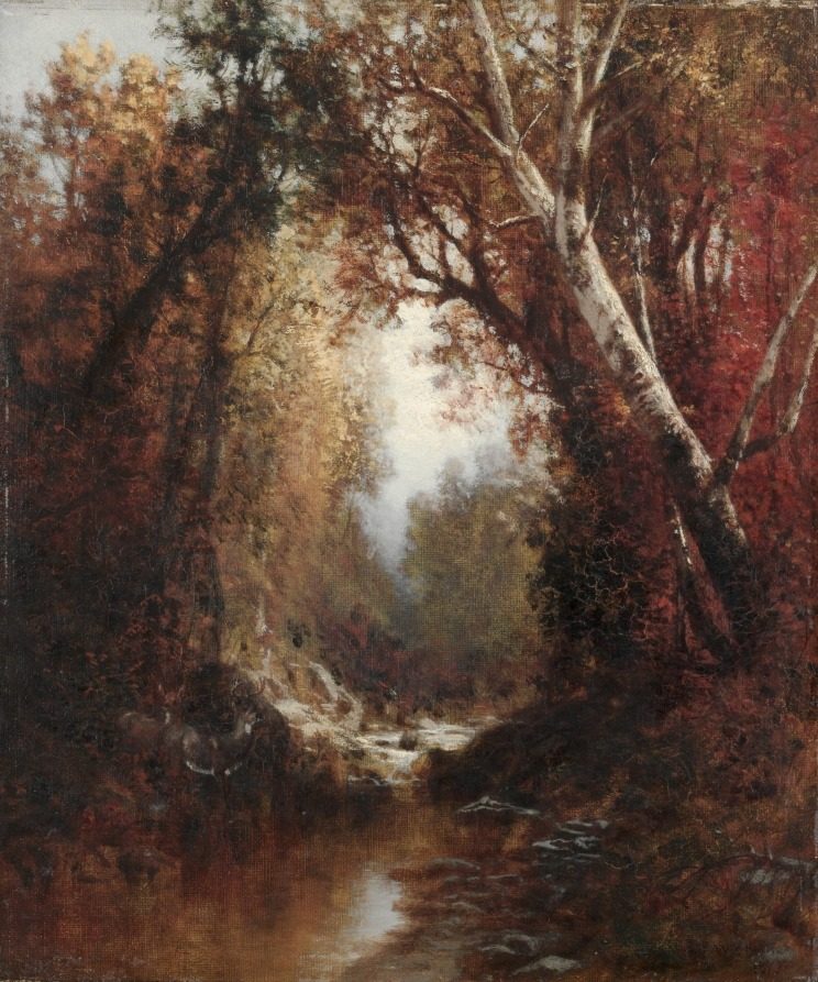 Autumn Scene in the Adirondacks by William Hart (American, born Scotland, 1823–1894)