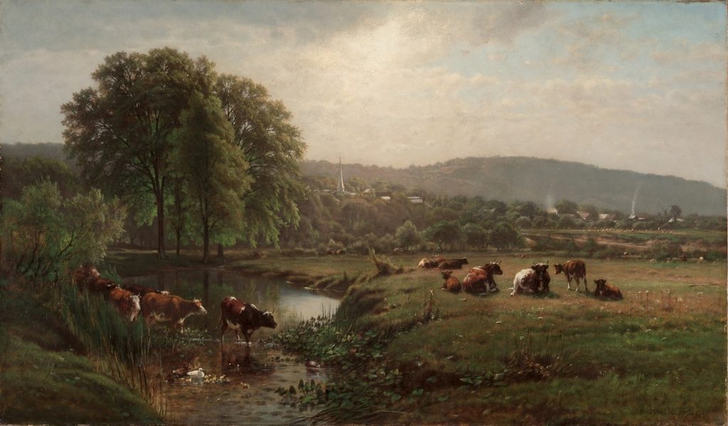 Morning in New England by James McDougal Hart (American, born Scotland, 1828–1901)