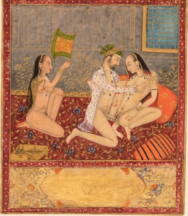 A King Making Love in the Harem