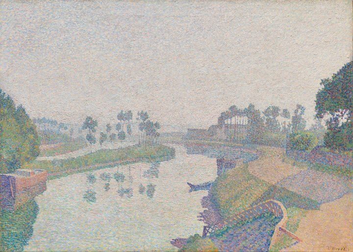 Banks of the Oise at Dawn by Louis Hayet (French, 1864–1940)