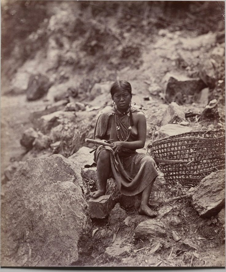 Lepcha Woman (number 1908) by Samuel Bourne (British, 1834–1912)