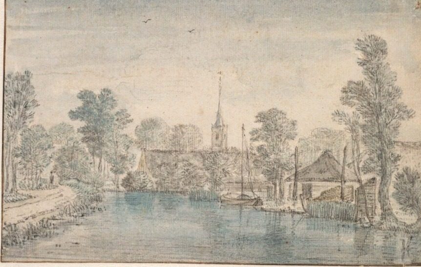 Village on a River by Jan Jansz den Uyl (Dutch, 1595/96–1639/40)