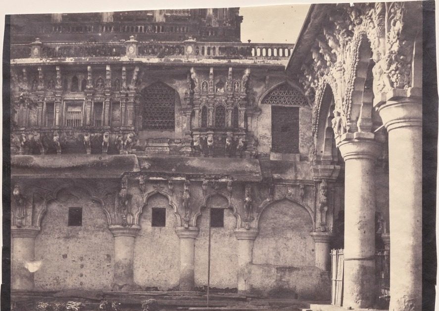 South Façade of the Quadrangle of the Nayak Darbar Hall, Thanjavur by Captain Linnaeus Tripe (British, 1822–1902)