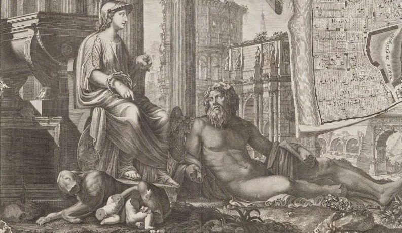 Nuova pianta di Roma data in luce da Giambattista Nolli l’anno MDCCXLVII, known as La Pianta Grande di Roma by Giovanni Battista Nolli (Italian, 1701–1756)