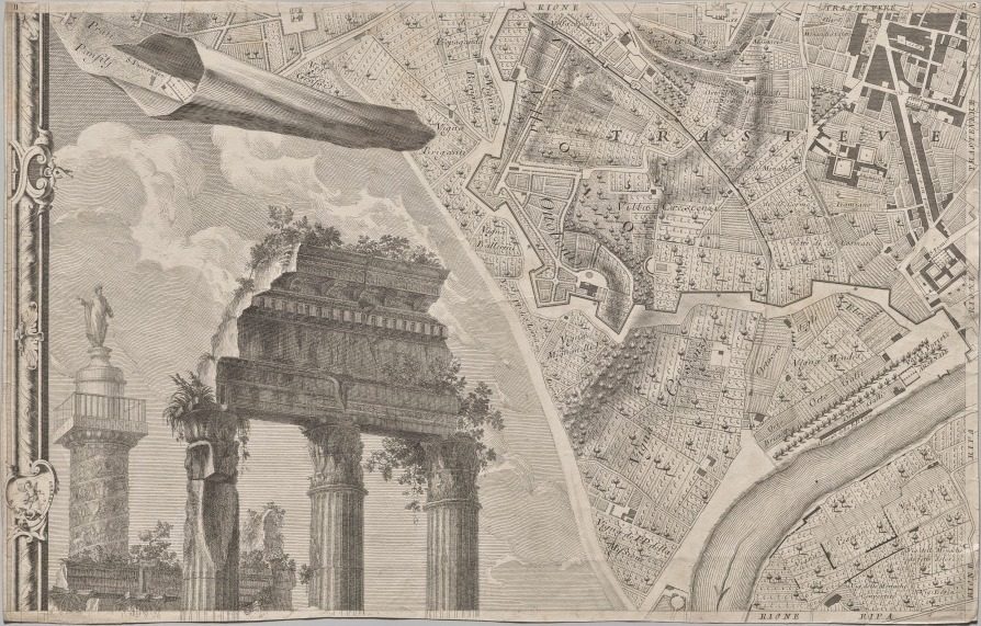 Nuova pianta di Roma data in luce da Giambattista Nolli l’anno MDCCXLVII, known as La Pianta Grande di Roma by Giovanni Battista Nolli (Italian, 1701–1756)