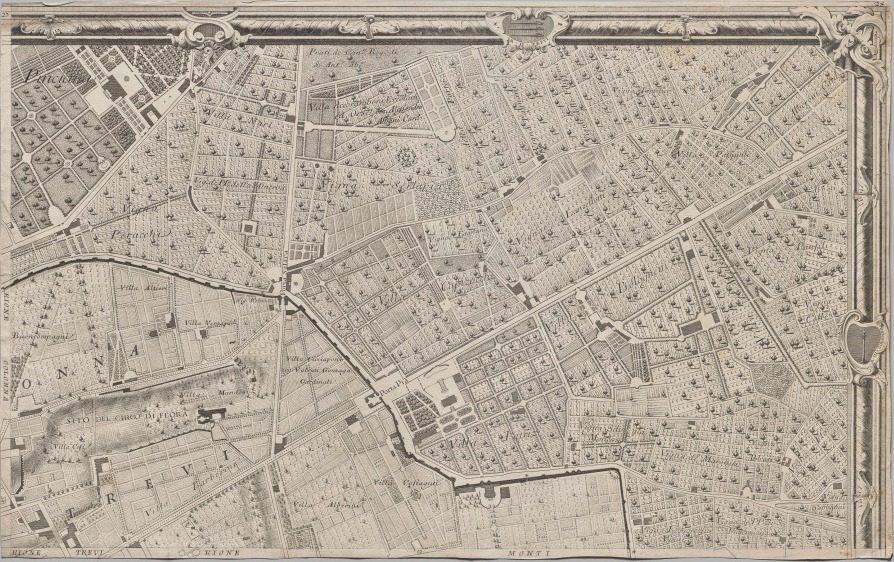 Nuova pianta di Roma data in luce da Giambattista Nolli l’anno MDCCXLVII, known as La Pianta Grande di Roma by Giovanni Battista Nolli (Italian, 1701–1756)