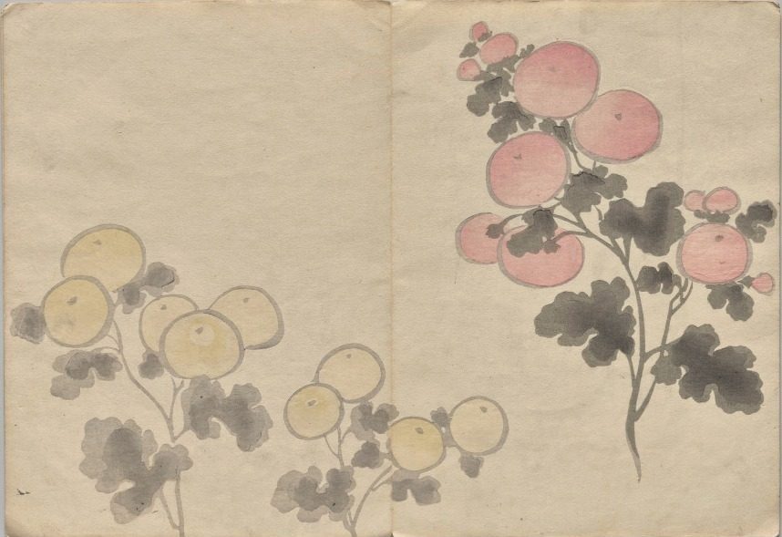 Scene from The Kōrin Picture Book (Volume 1) by Nakamura Hōchū (Japanese, d. 1819)