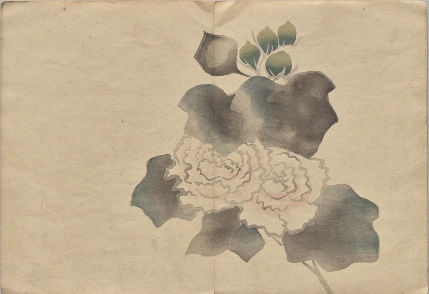 Scene from The Kōrin Picture Book (Volume 2) by Nakamura Hōchū (Japanese, d. 1819)