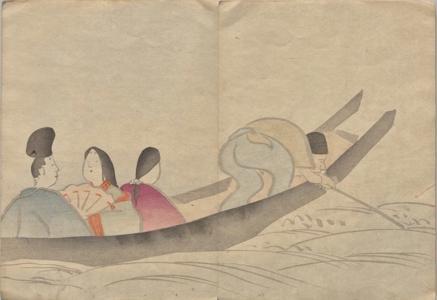 Scene from The Kōrin Picture Book (Volume 2) by Nakamura Hōchū (Japanese, d. 1819)