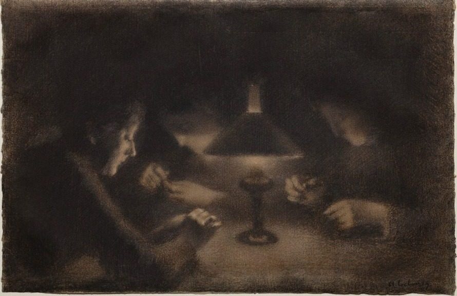Evening by Albert-Charles Lebourg (French, 1849–1928)