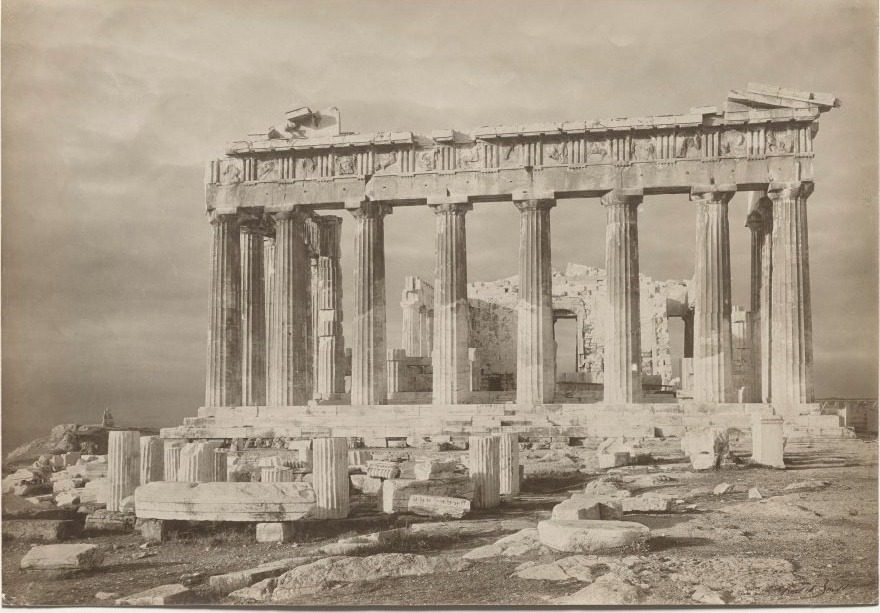 The Parthenon by Frédéric Boissonnas (Swiss, 1858–1944)