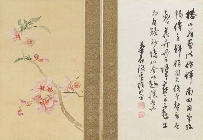 Preface from Flowers and Grasses by Tsubaki Chinzan (Japanese, 1801–1854)