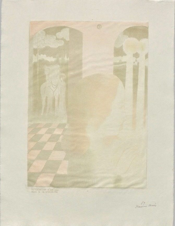 The Knight Did Not Die in the Crusade by Maurice Denis (French, 1870–1943)
