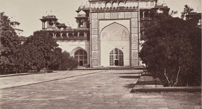 The Tomb of Akber, Secundra by Louis-Théophile Marie Rousselet (French, 1845–1929)