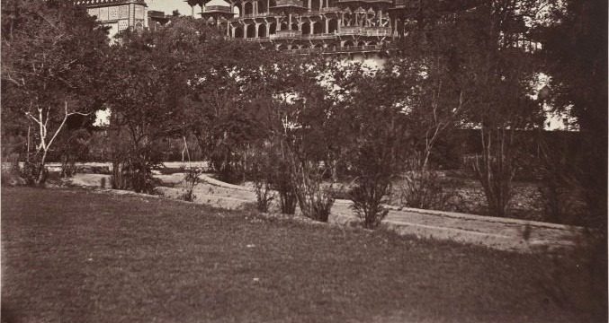 A View in the Gardens, Secundra by Louis-Théophile Marie Rousselet (French, 1845–1929)