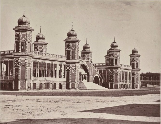 The Lanka Palace in the Kaiser Bach, Lucknow by Louis-Théophile Marie Rousselet (French, 1845–1929)