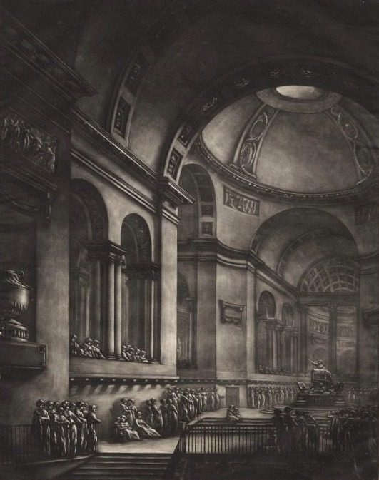 A View of the Inside of a Church by Georges Francois Blondel (French, 1730–1800)