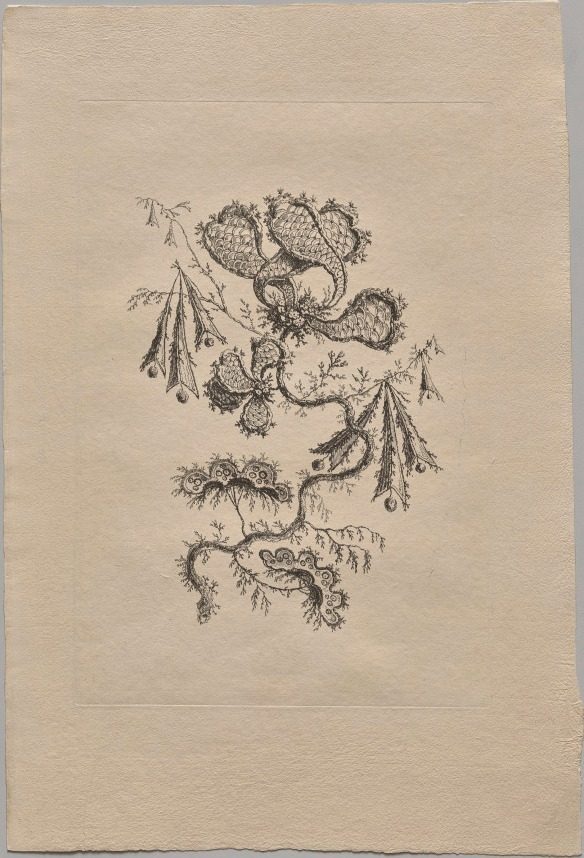 Persian Flowers by Jean Baptiste Pillement (French, 1728–1808)