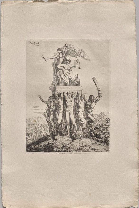 The Triumph of Justice and Truth by Nicolas-François Chifflart (French, 1825–1901)