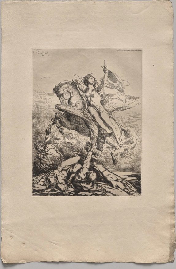 Genius of the Arts by Nicolas-François Chifflart (French, 1825–1901)