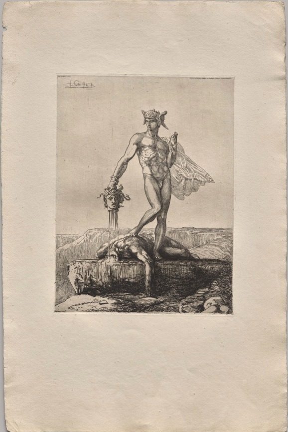 Perseus by Nicolas-François Chifflart (French, 1825–1901)