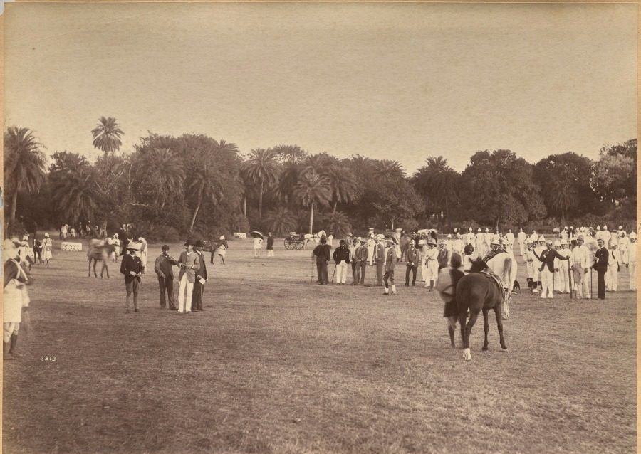 Judging at the Horseshow at Jhansi by Raja Deen Dayal (Indian, 1844–1905)