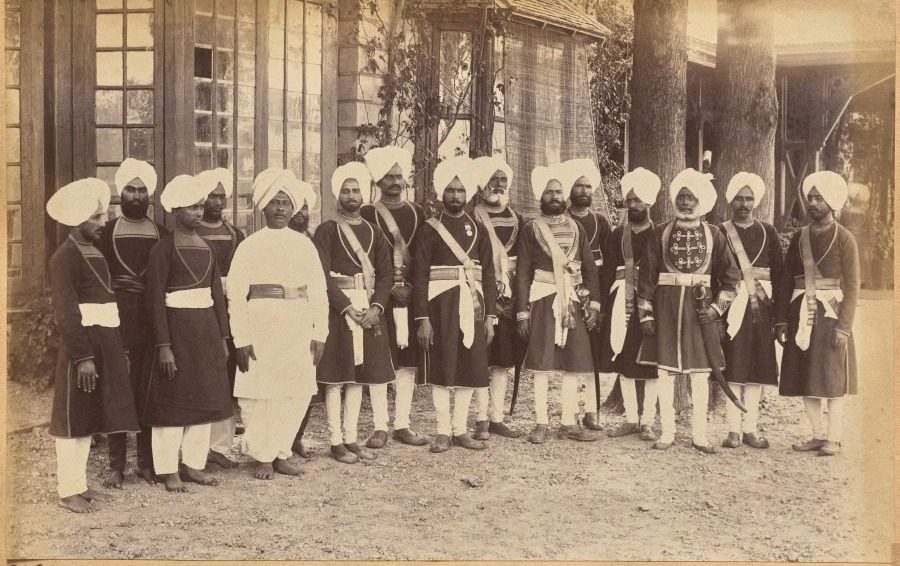 Servants of His Honor the Gov. of Punjab by Raja Deen Dayal (Indian, 1844–1905)