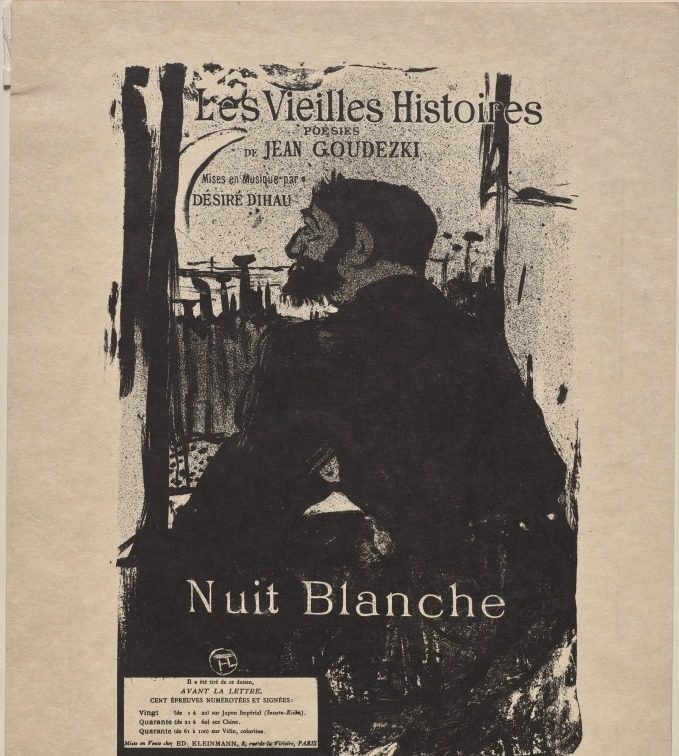 Sleepless Night by Henri de Toulouse-Lautrec (French, 1864–1901)