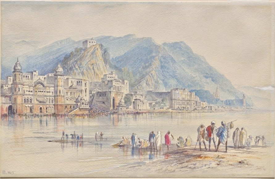 Hardwar, India by Edward Lear (British, 1812–1888)