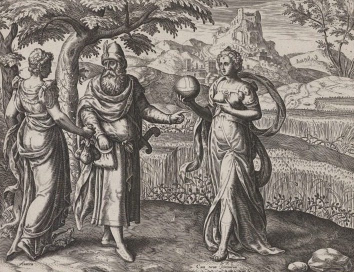The Seed Received among the Thorns by Philip Galle (Flemish, 1537–1612)